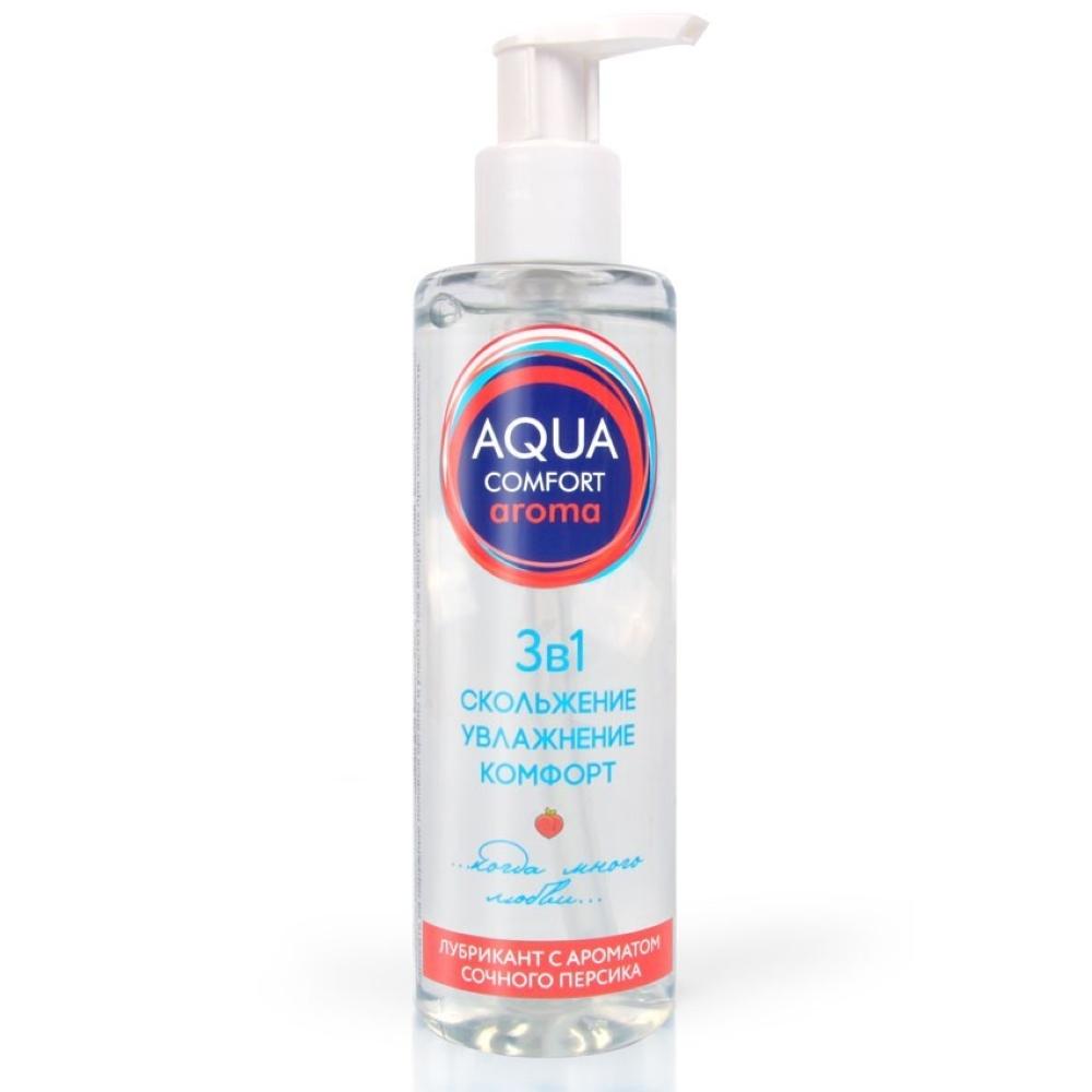 Гель-лубрикант на водной основе "AQUA COMFORT AROMA" с ароматом "Персик", Bioritm