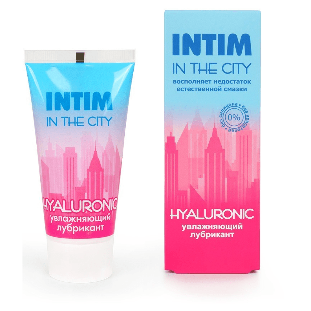Смазка на водной основе "HYALURONIC", серия "Intim in the city" от Bioritm