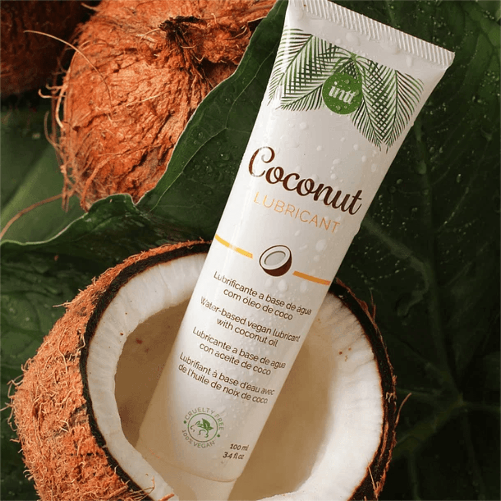 Вагинальная смазка с ароматом кокоса "COCONUT LUBRICANT VEGAN", intt