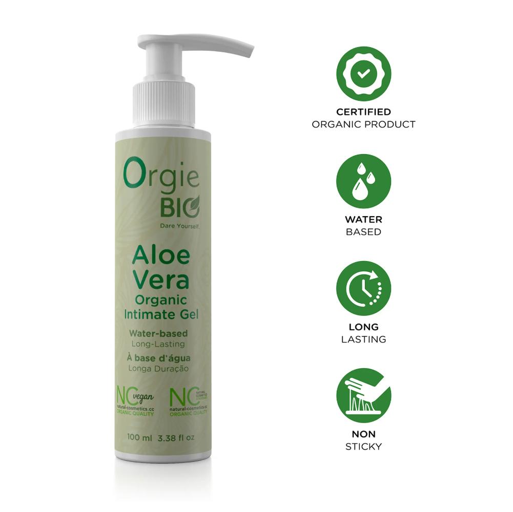 Вагинальная смазка на водной основе с Алое вера Orgie Bio Aloe Vera