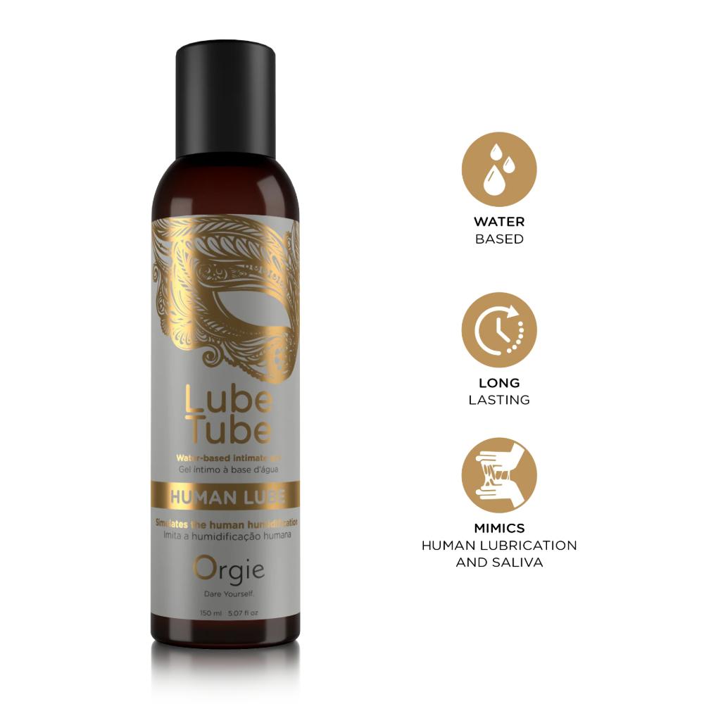 Вагинальная смазка на водной основе Orgie Lube Tube Human Lube