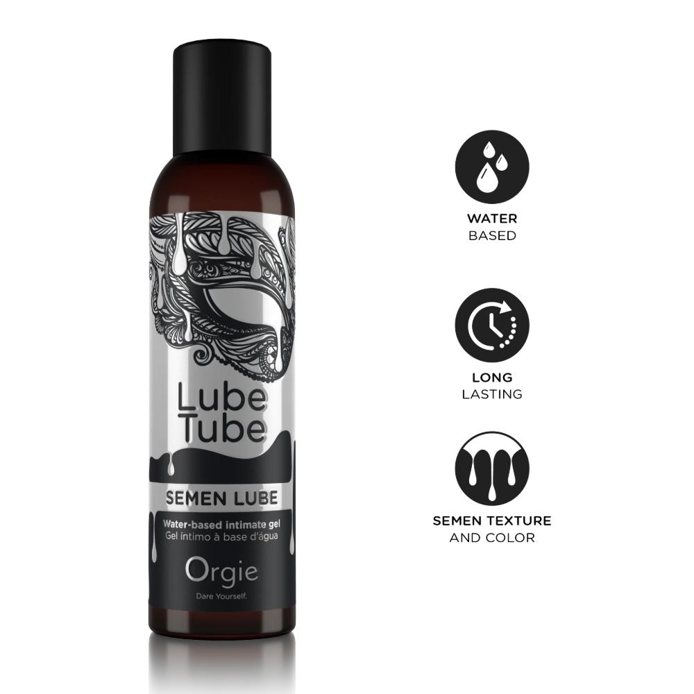 Вагинальная смазка на водной основе Orgie Lube Tube Semen Lube