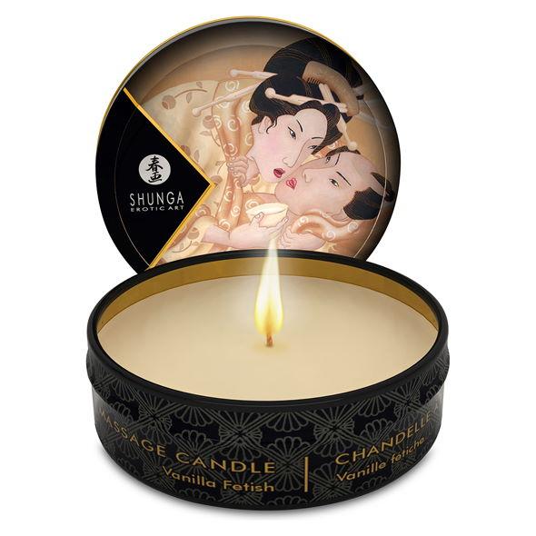 Массажная арома свеча Massage Candle Vanilla Fetish Ванильный фетиш
