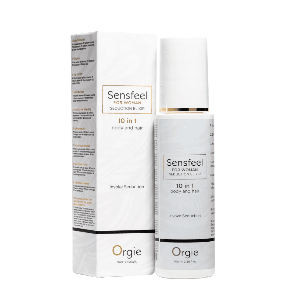 Лосьон для тела и волос с феромонами "SENSFEEL - SEDUCTION ELIXIR 10 IN 1 FOR WOMAN", Orgie
