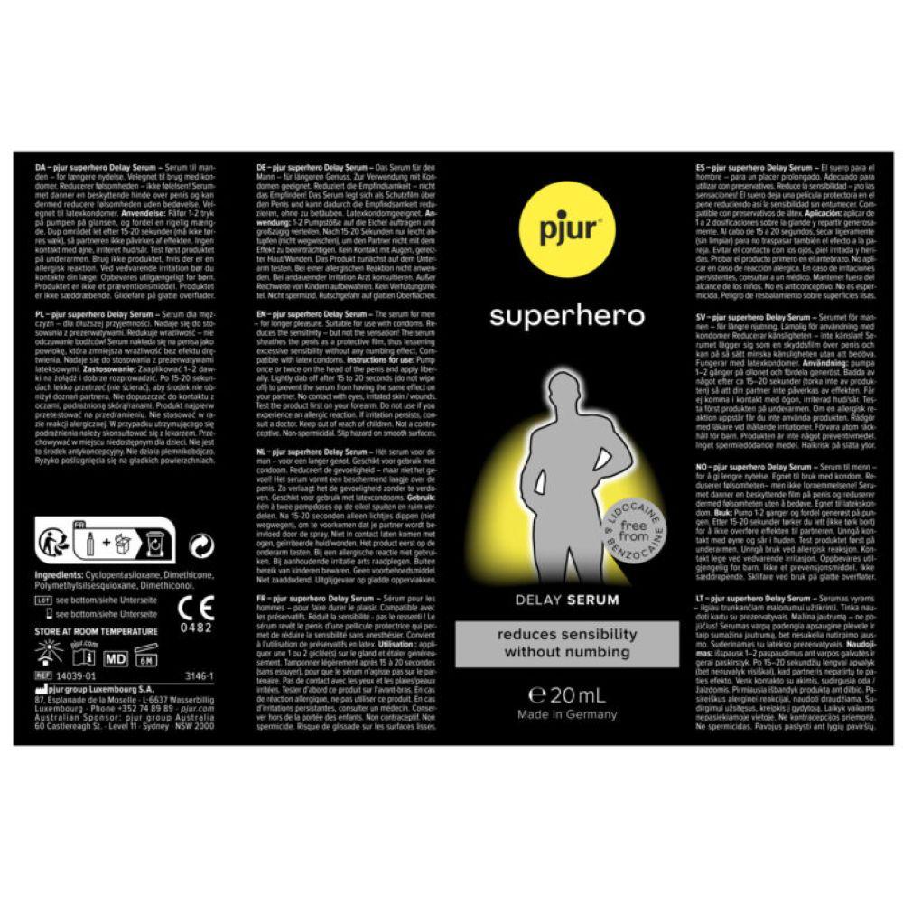 Пролонгатор Pjur Superhero Delay Serum
