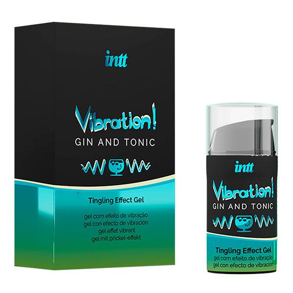 Жидкий вибратор с ароматом джин-тоника"VIBRATION GIN TONIC", intt