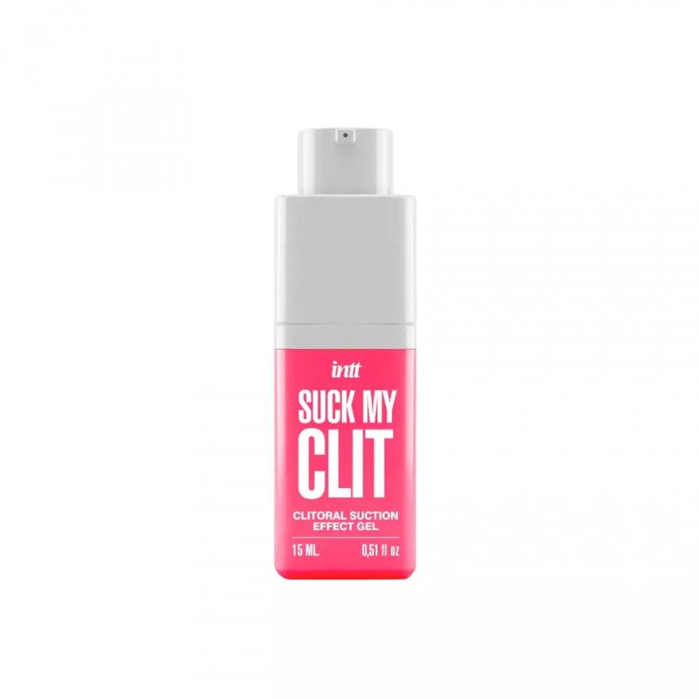 Гель для клитора с эффектом посасывания "SUCK MY CLIT WILD STRAWBERRY", intt