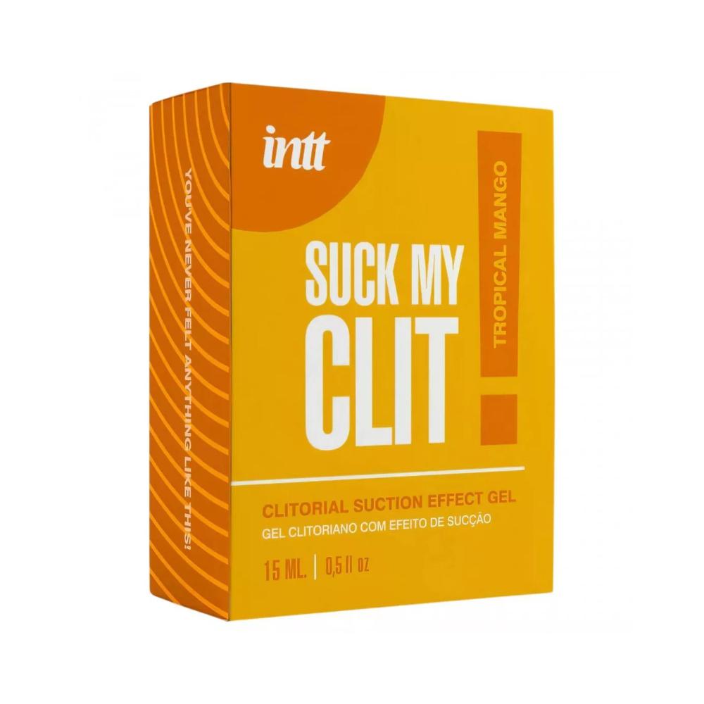 Гель для клитора с эффектом посасывания "SUCK MY CLIT TROPICAL MANGO", intt