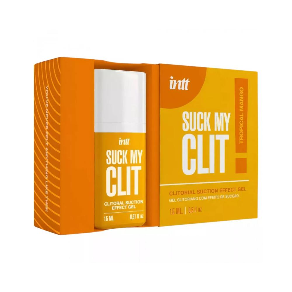 Гель для клитора с эффектом посасывания "SUCK MY CLIT TROPICAL MANGO", intt