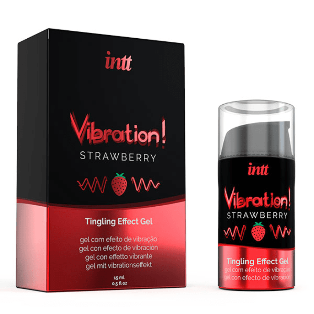 Жидкий вибратор "VIBRATION STRAWBERRY", intt