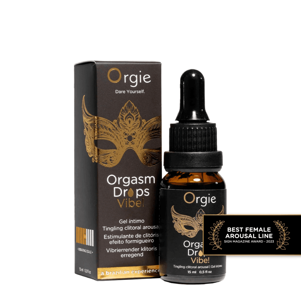 Возбуждающие капли на клитор "ORGASM DROPS VIBE!", Orgie