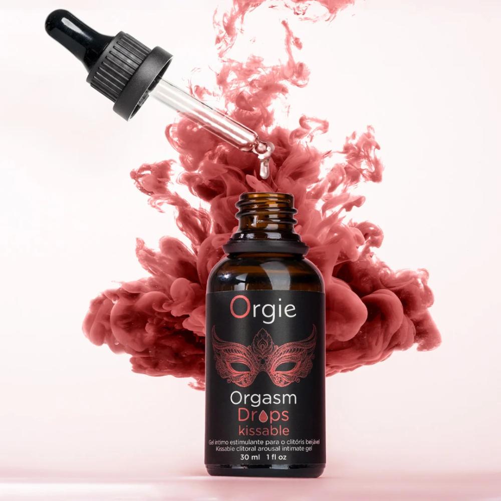 Возбуждающие капли ORGASM DROPS KISSABLE на клитор