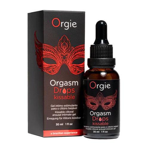 Возбуждающие капли ORGASM DROPS KISSABLE на клитор