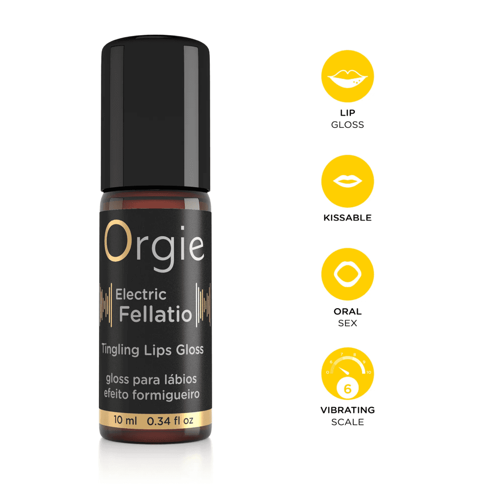 Жидкий вибратор блеск для губ "ELECTRIC FELLATIO – LIP GLOSS", Orgie