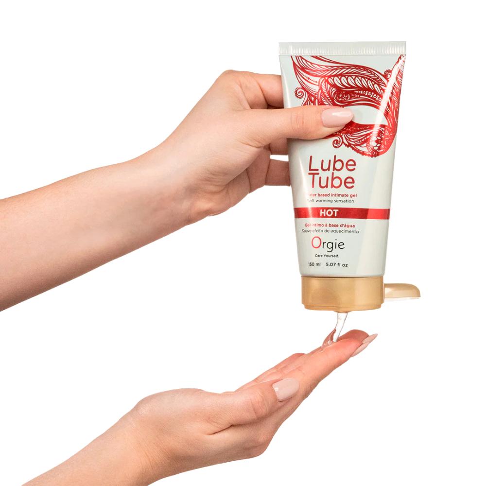 Лубрикант с согревающим эффектом "LUBE TUBE HOT", Orgie