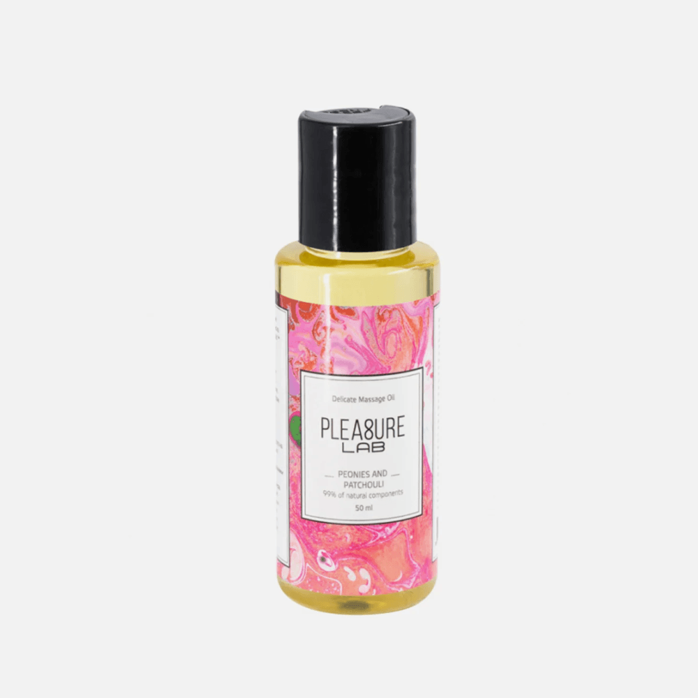 Массажное масло афродизиак Pleasure Lab "Delicate" с ароматом пиона и пачули