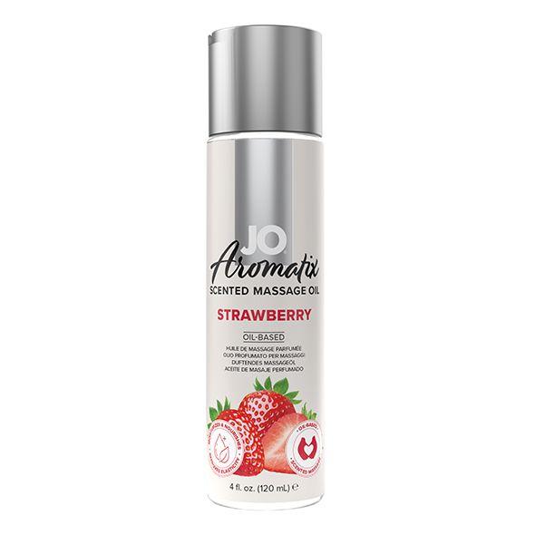 Массажное масло с ароматом "Клубника" JO - Aromatix Scented Massage Oil