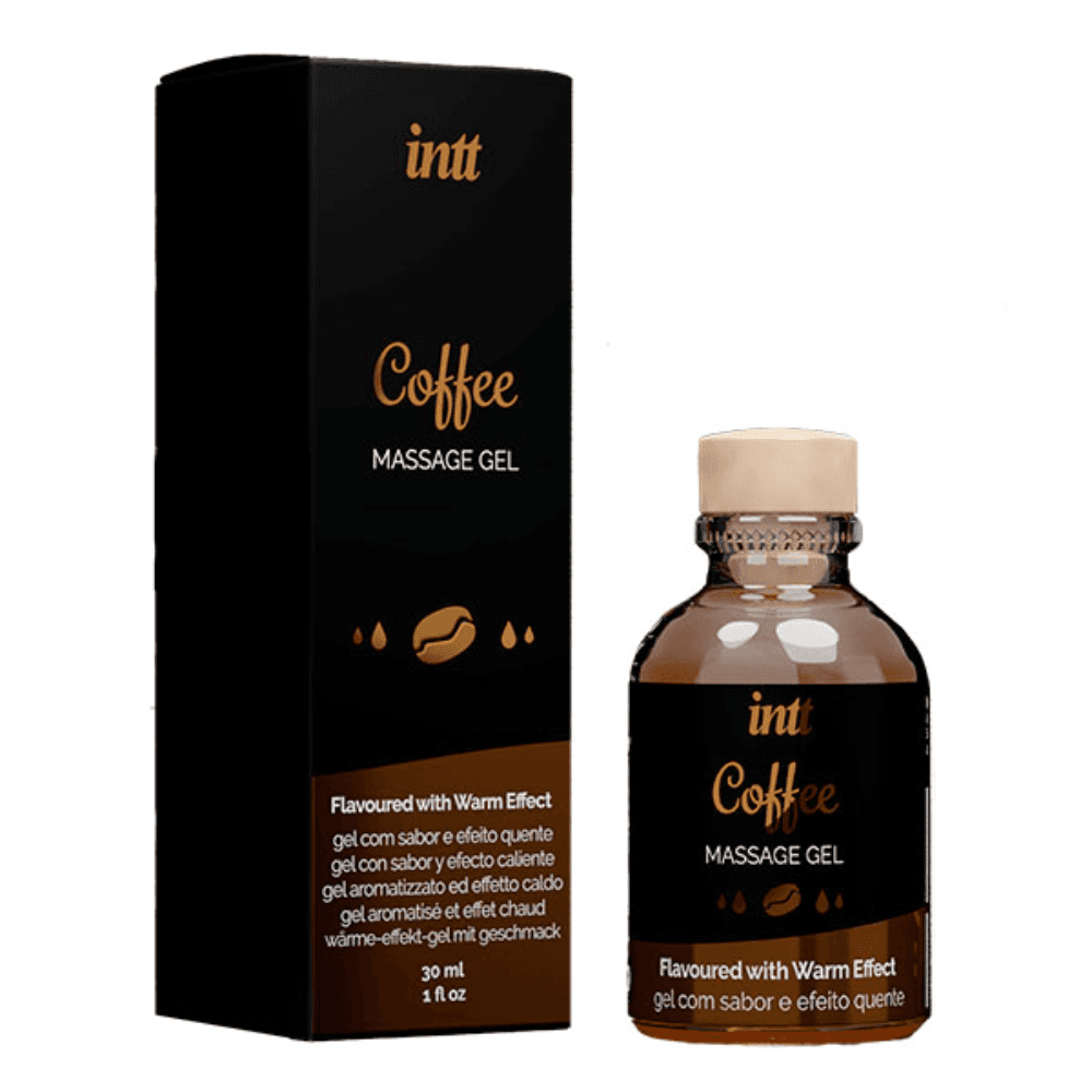 Массажное масло (гель) с согревающим эффектом и ароматом кофе "COFFEE MASSAGE GEL", intt