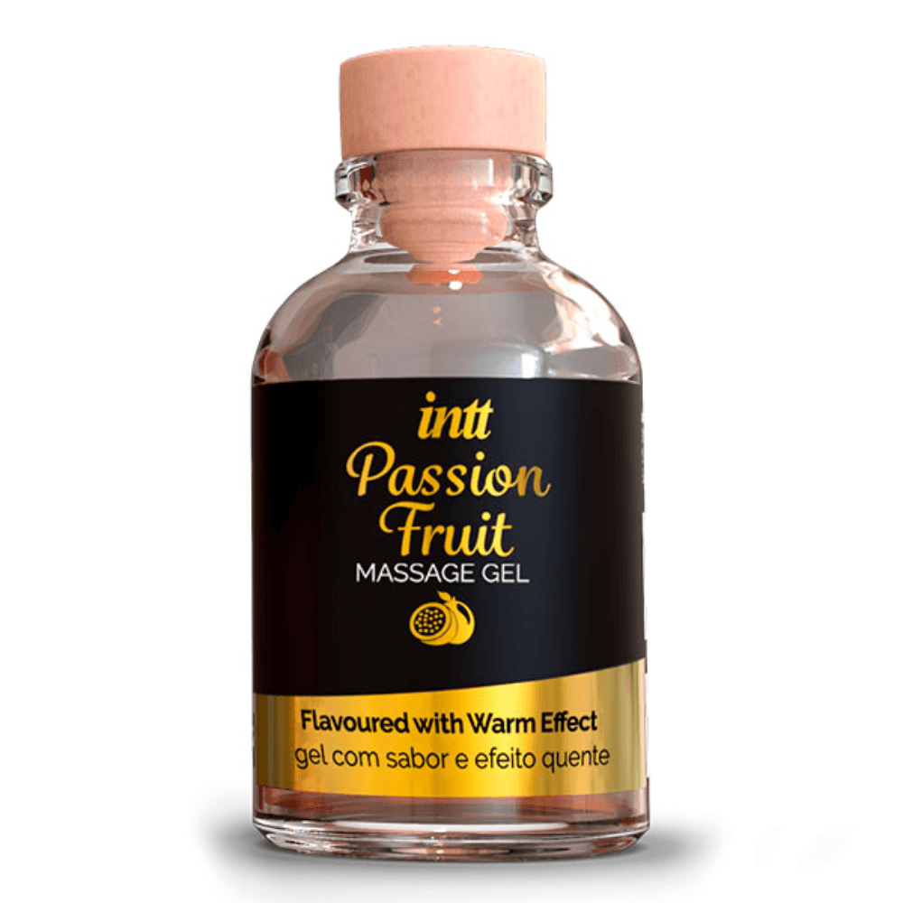 Массажное масло (гель) с согревающим эффектом с ароматом маракуйи "PASSION FRUIT MASSAGE GEL", intt