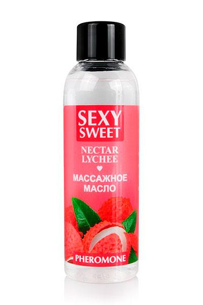 Массажное масло c феромонами, аромат "Личи" NECTAR LYCHEE, серия "Sexy Sweet" от Bioritm