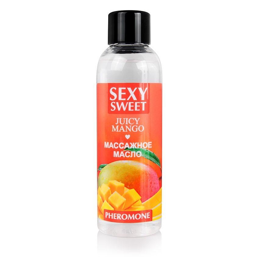 Массажное масло c феромонами, аромат "Манго" JUICY MANGO, серия "Sexy Sweet" от Bioritm