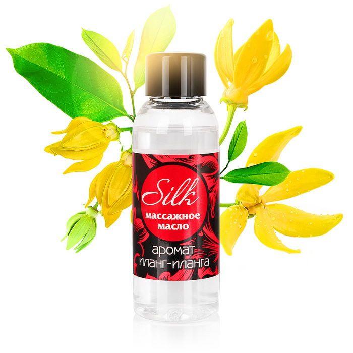 Массажное масло c ароматом "Иланг-иланг" SILK, Bioritm