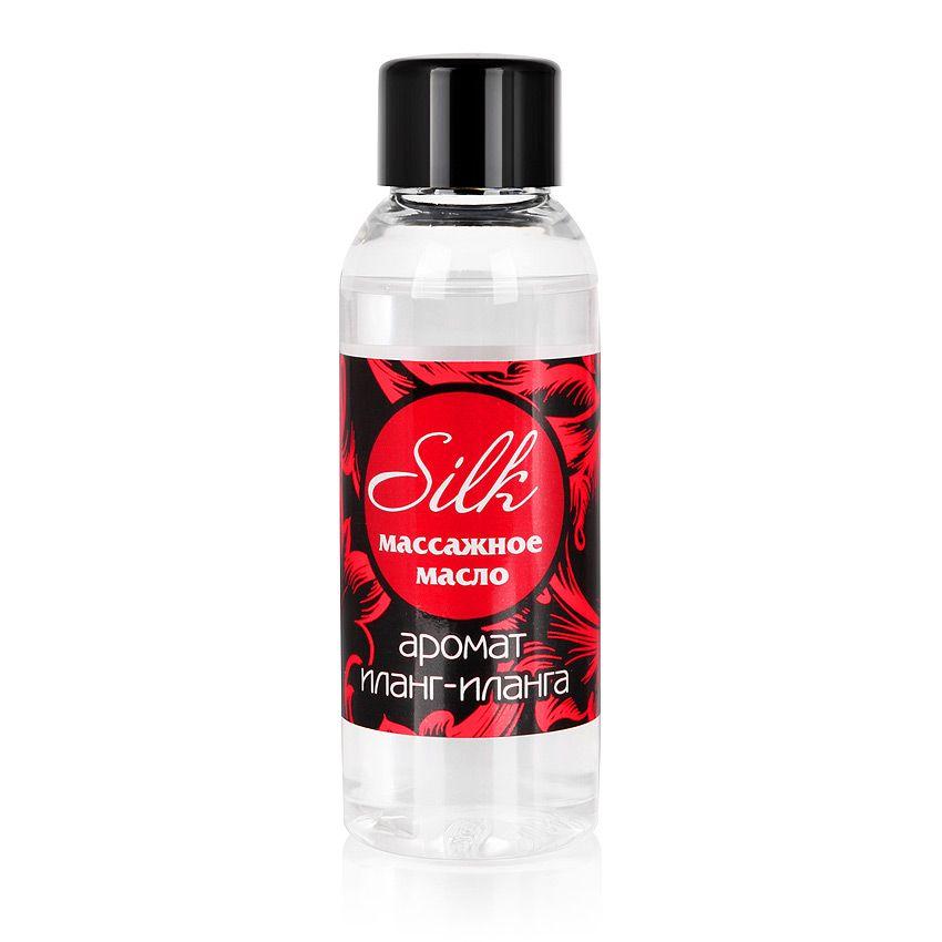 Массажное масло c ароматом "Иланг-иланг" SILK, Bioritm