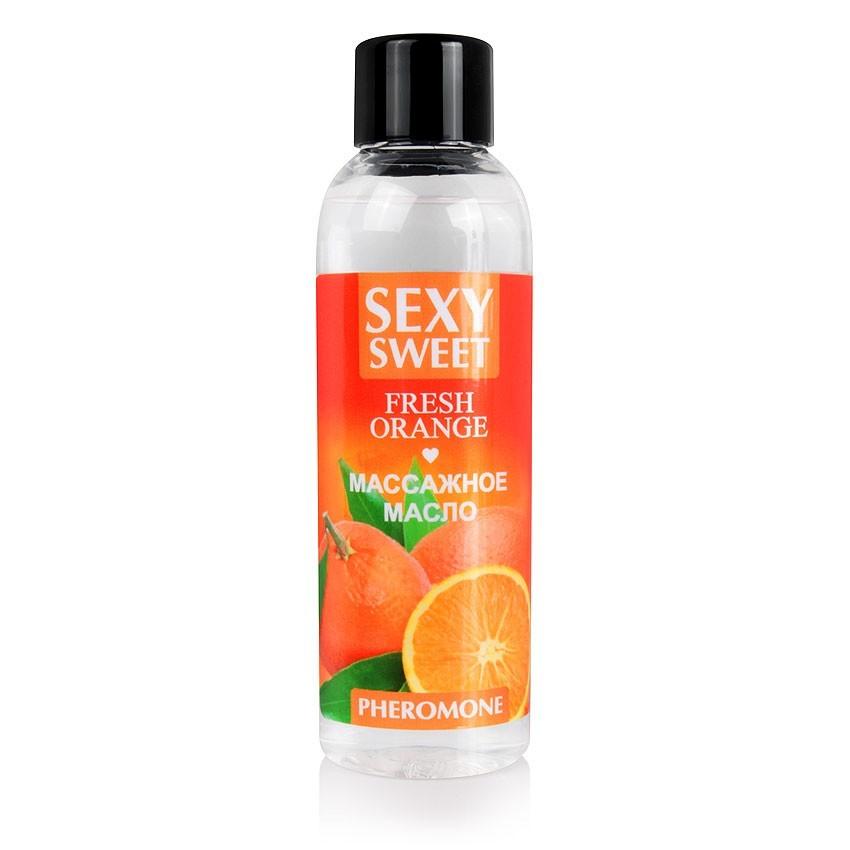 Массажное масло c феромонами, аромат "Сочный апельсин" FRESH ORANGE, серия "Sexy Sweet" от Bioritm
