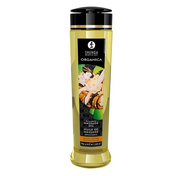 Массажное масло с ароматом "Миндальная сладость" Shunga Massage Oil Organica
