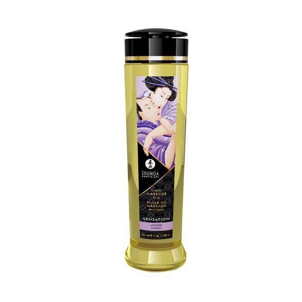 Массажное масло с ароматом "Чувственная лаванда" Shunga Massage Oil