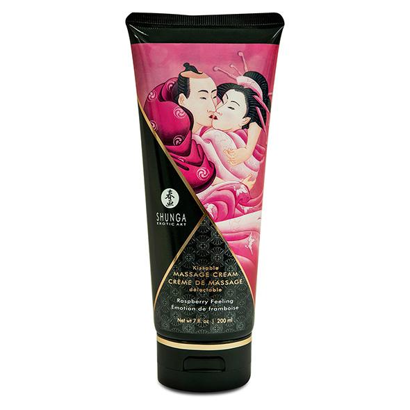 Массажное масло(крем) с ароматом "Малина" Shunga Massage Cream