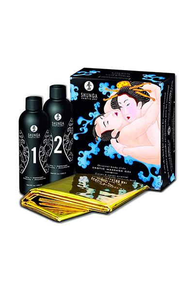 Набор для массажа тела к телу "Экзотические фрукты" Shunga Oriental Body-to-Body Massage