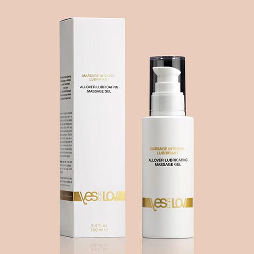 Массажный гель и лубрикант 2в1 Yesforlov "ALLOVER LUBRICATING MASSAGE GEL"