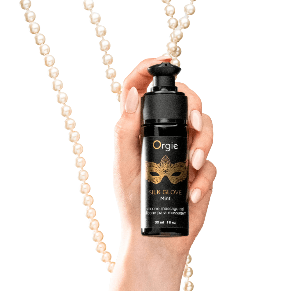 Массажное масло + ожерелье  Orgie PEARL LUST MASSAGE