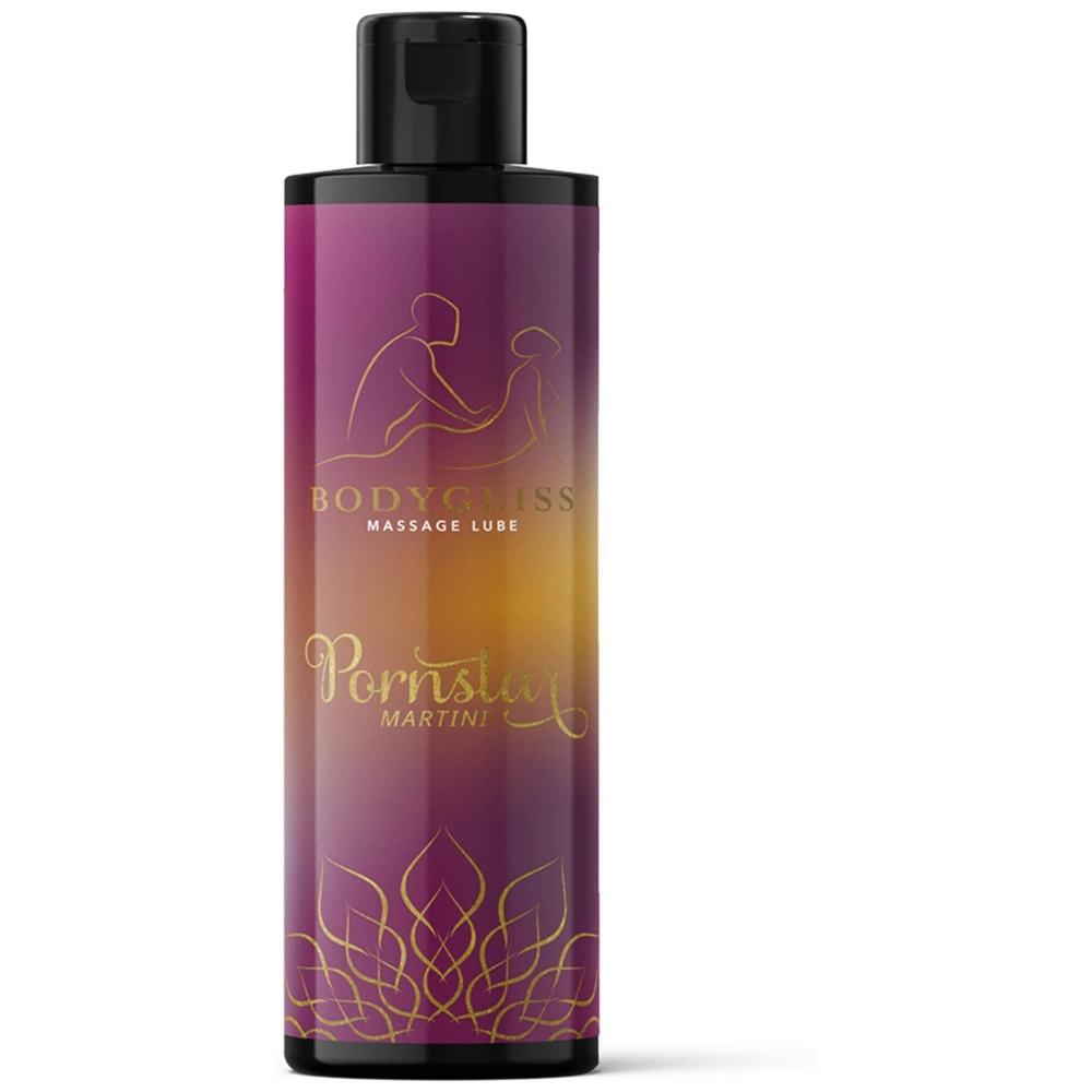 Массажный гель 2 в 1 с ароматом Тропического коктейля "BodyGliss Massage Collection Pornstar Martini"