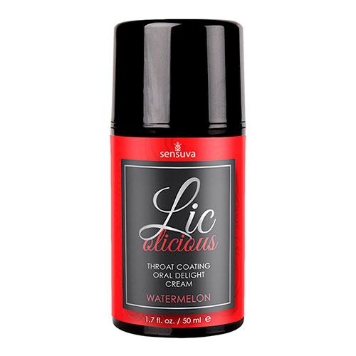 Крем для глубокого минета Lic-o-licious Oral Delight Cream Watermelon Арбуз