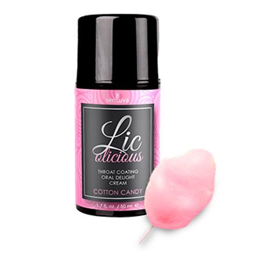 Крем для глубокого минета Lic-o-licious Oral Delight Cream Cotton Candy Сладкая вата