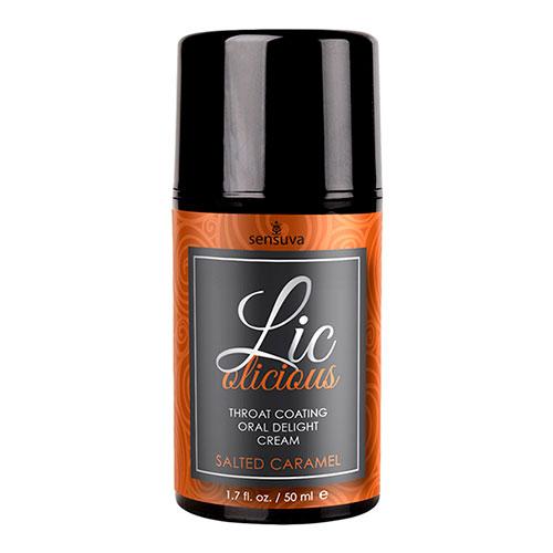 Крем для глубокого минета Lic-o-licious Oral Delight Cream Salted Caramel Соленая карамель