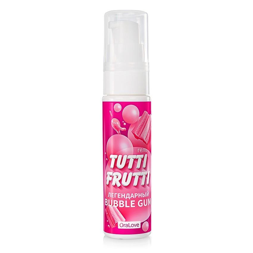 Съедобная смазка Tutti Frutti "Баблгам", серия "OraLove" от Bioritm