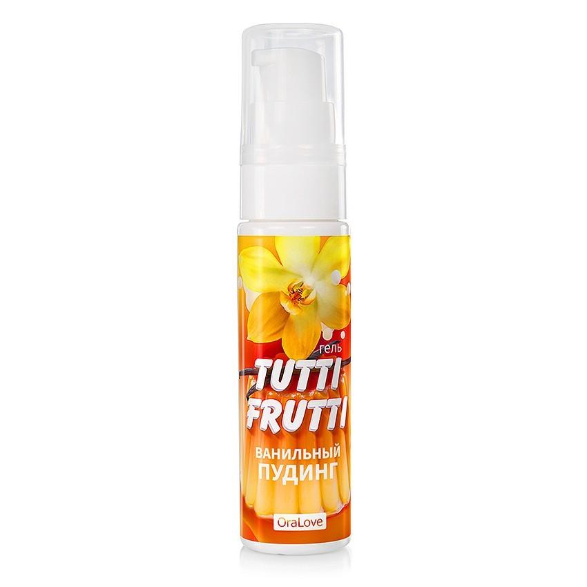 Съедобная смазка Tutti Frutti "Ванильный пудинг", серия "OraLove" от Bioritm