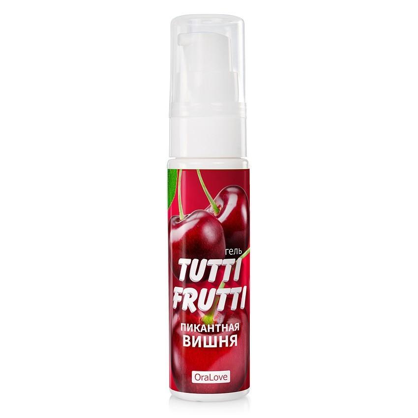 Съедобная смазка Tutti Frutti "Вишня", серия "OraLove" от Bioritm