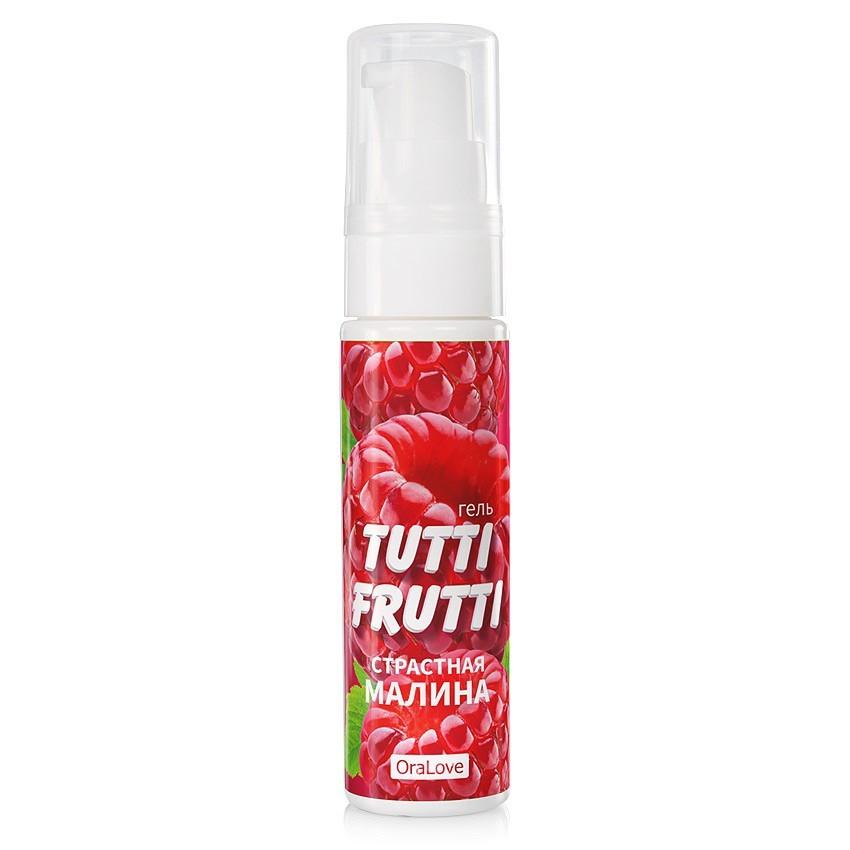 Съедобная смазка Tutti Frutti "Малина", серия "OraLove" от Bioritm