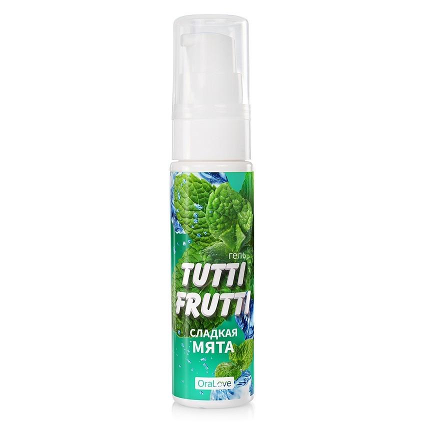 Съедобная смазка Tutti Frutti "Сладкая мята", серия "OraLove" от Bioritm