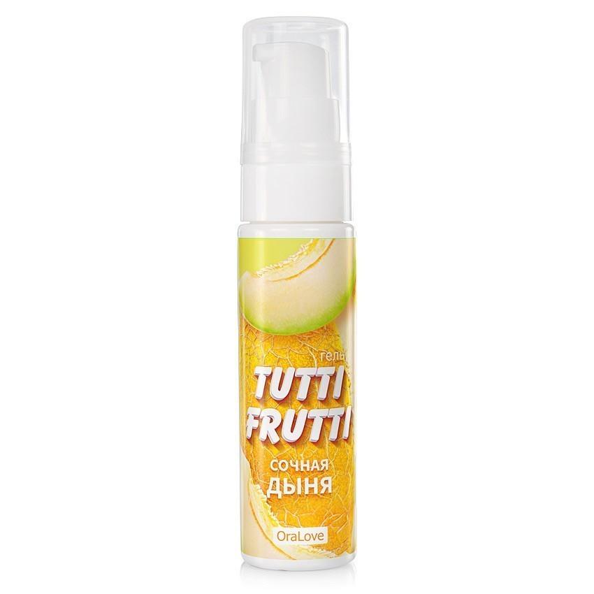 Съедобная смазка Tutti Frutti "Сочная дыня", серия "OraLove" от Bioritm