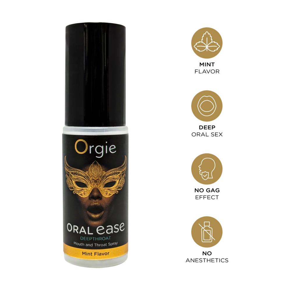 Оральный спрей для горла с вкусом мяты "Oral Ease", Orgie
