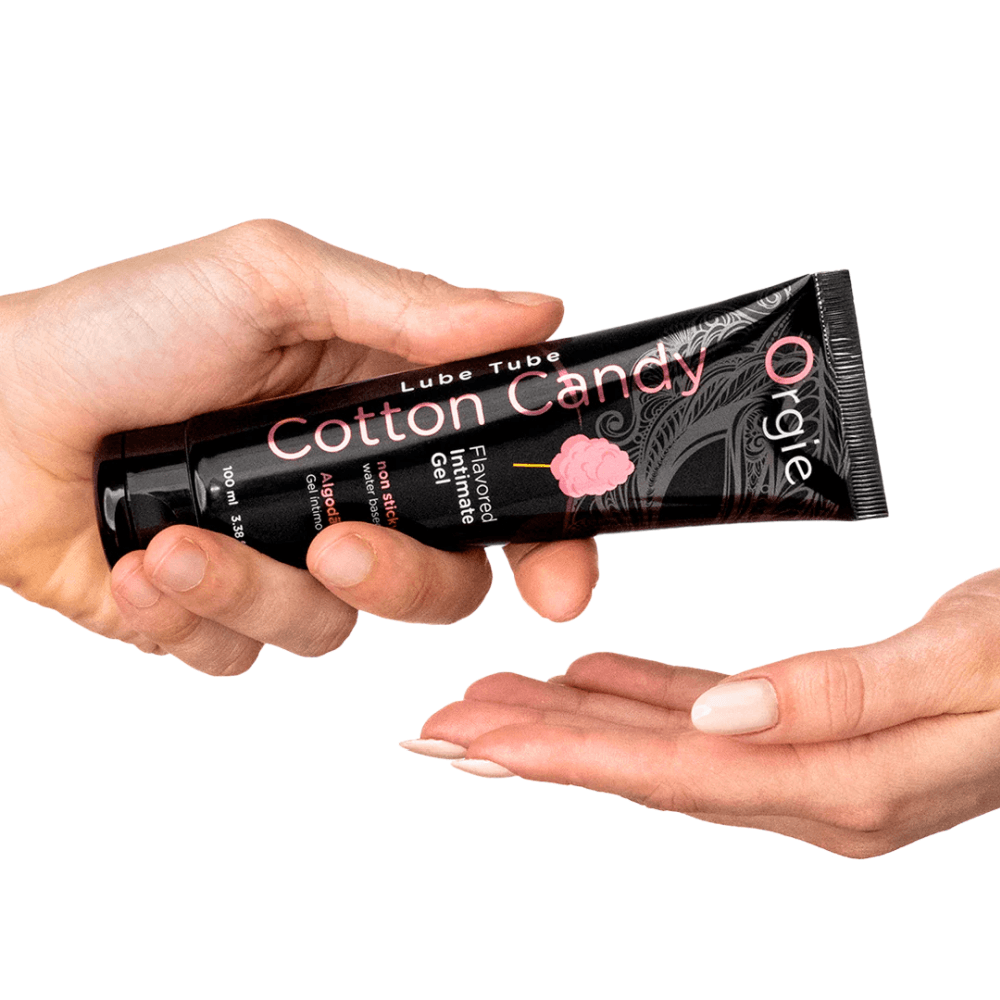 Лубрикант с ароматом сладкой ваты "LUBE TUBE COTTON CANDY", Orgie
