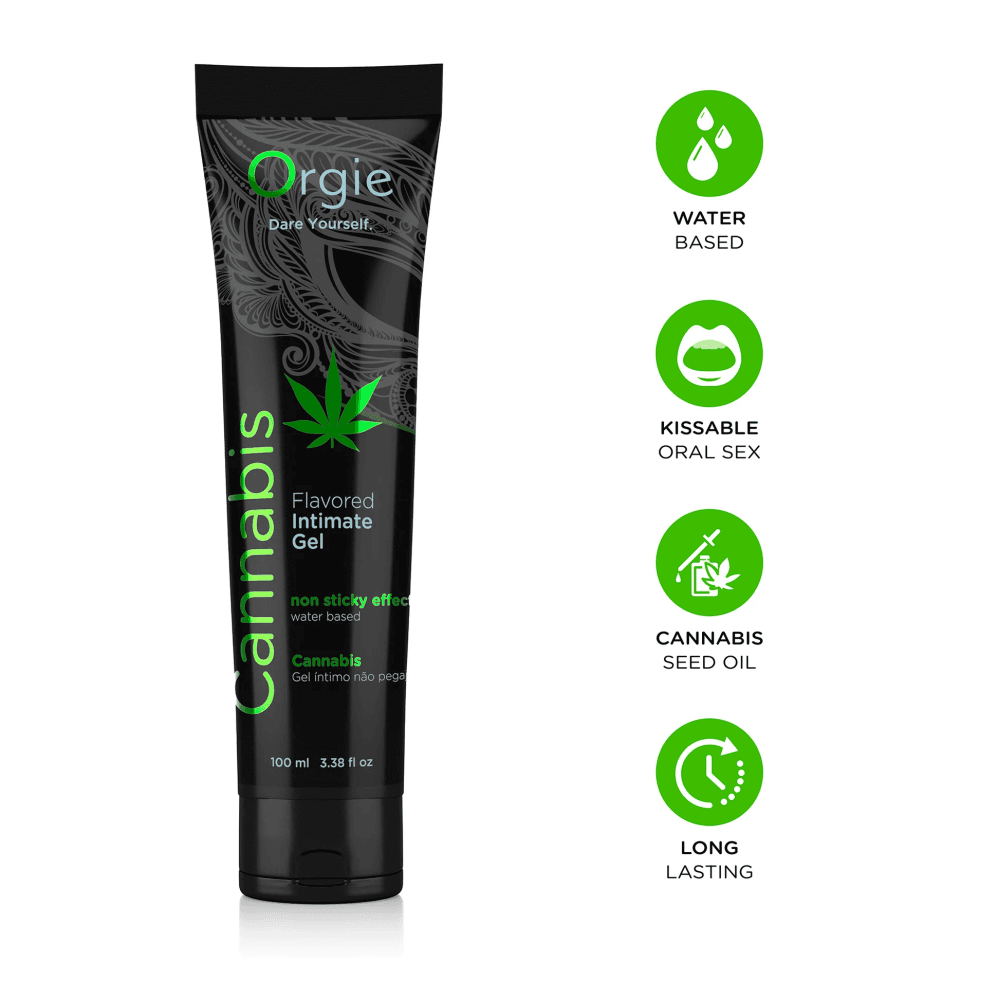Лубрикант с экстрактом каннабиса "LUBE TUBE CANNABIS", Orgie