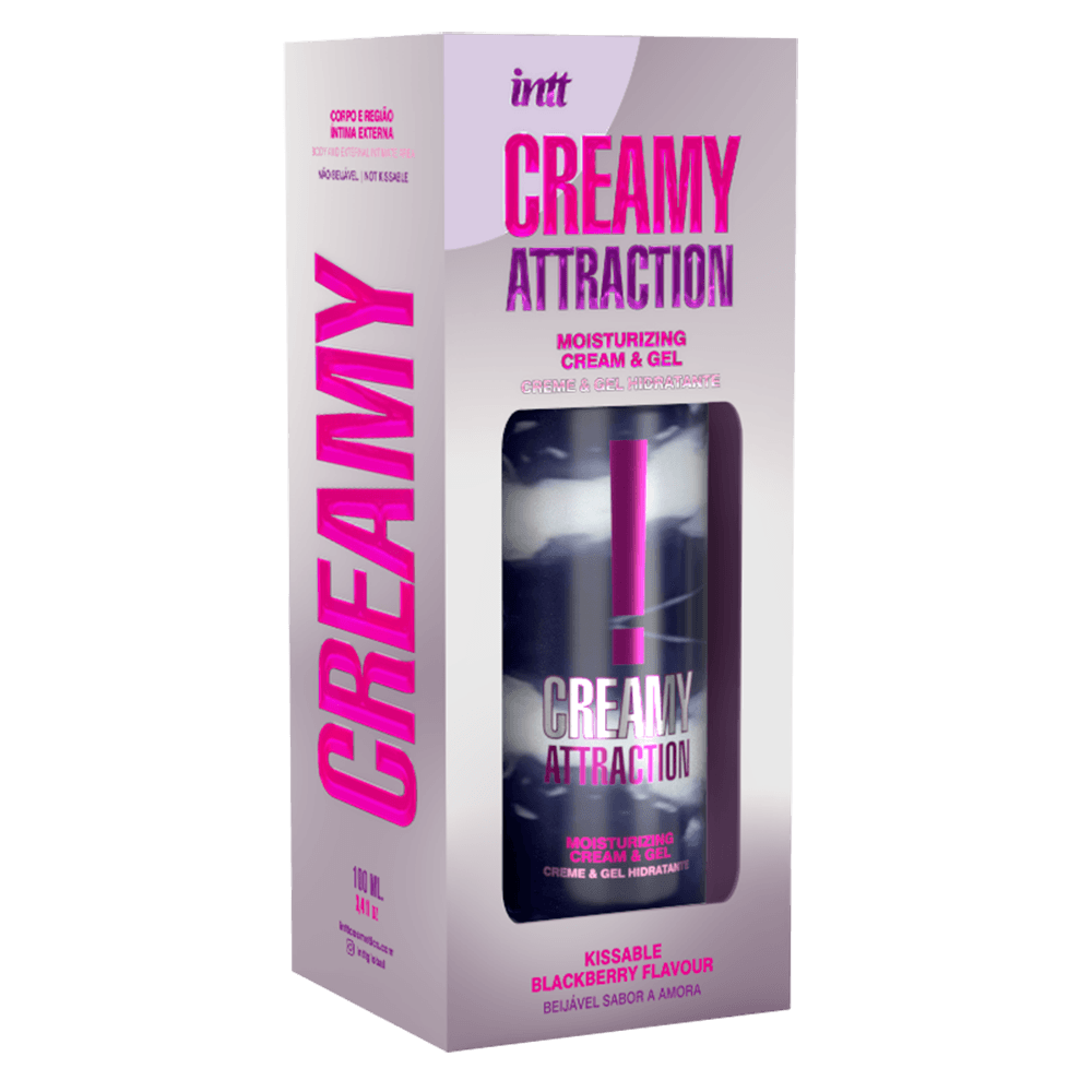 Увлажняющий крем с ароматом ежевики "CREAMY ATTRACTION BLACKBERRY", intt