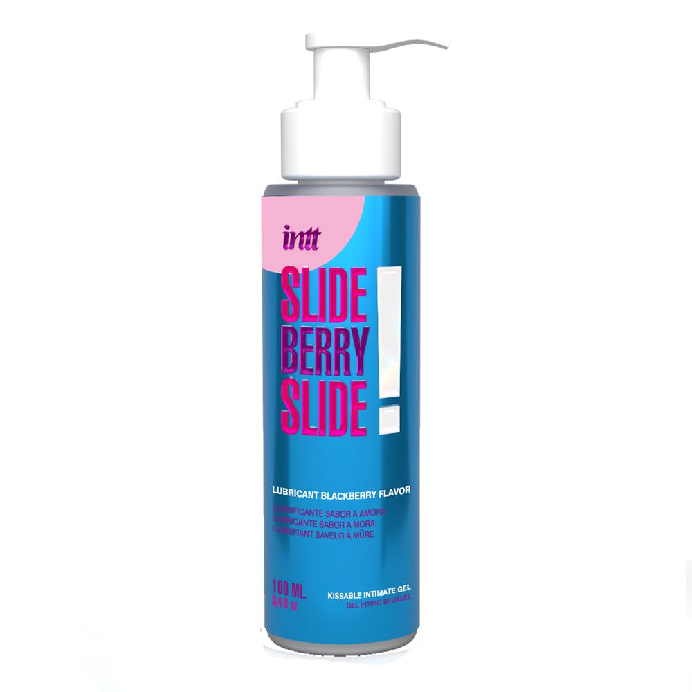 Лубрикант с ароматом ежевика "SLIDE BERRY SLIDE", intt