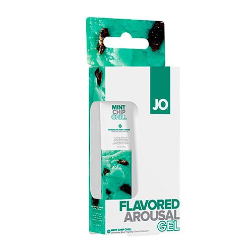 Flavored Arousal Gel Mint Chip Chill стимулирующий гель на клитор со вкусом мятного мороженого с шоколадной крошкой